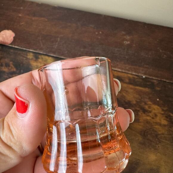 Federal Glass Vintage Miniature Set of 3 Mini Mug Shot Glasses toothpick holders - Picture 8 of 13